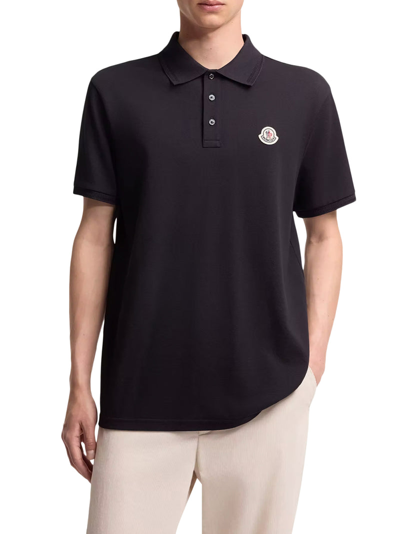 POLO IN COTONE PIQUET CON PATCH LOGATO