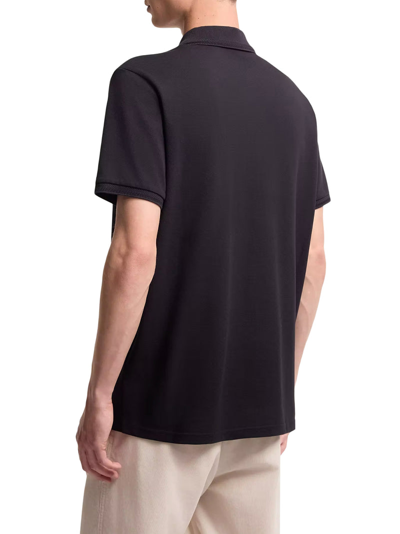 POLO IN COTONE PIQUET CON PATCH LOGATO