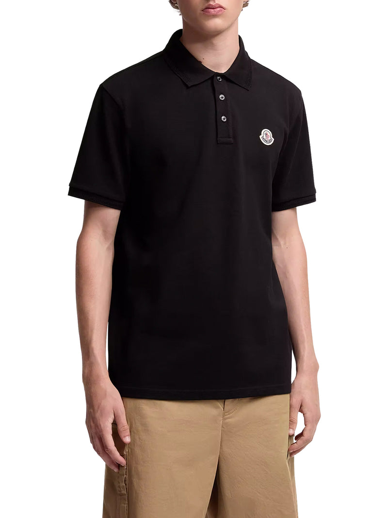 POLO IN COTONE PIQUET CON PATCH LOGATO