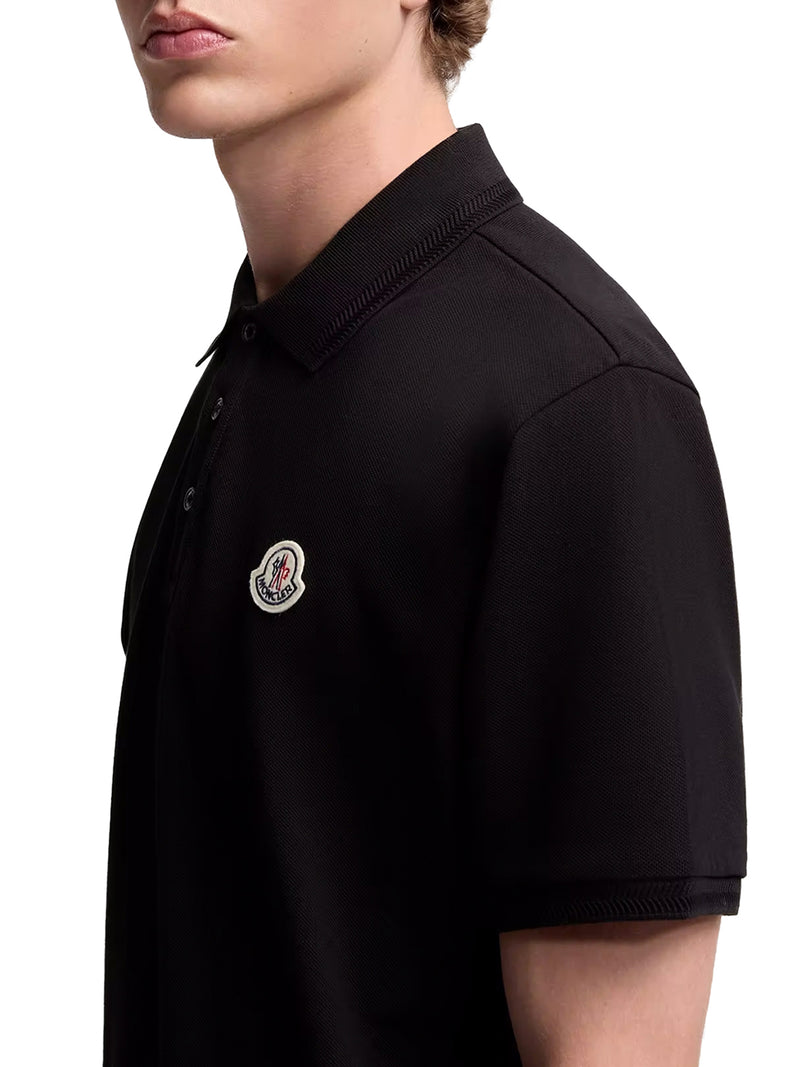 POLO IN COTONE PIQUET CON PATCH LOGATO