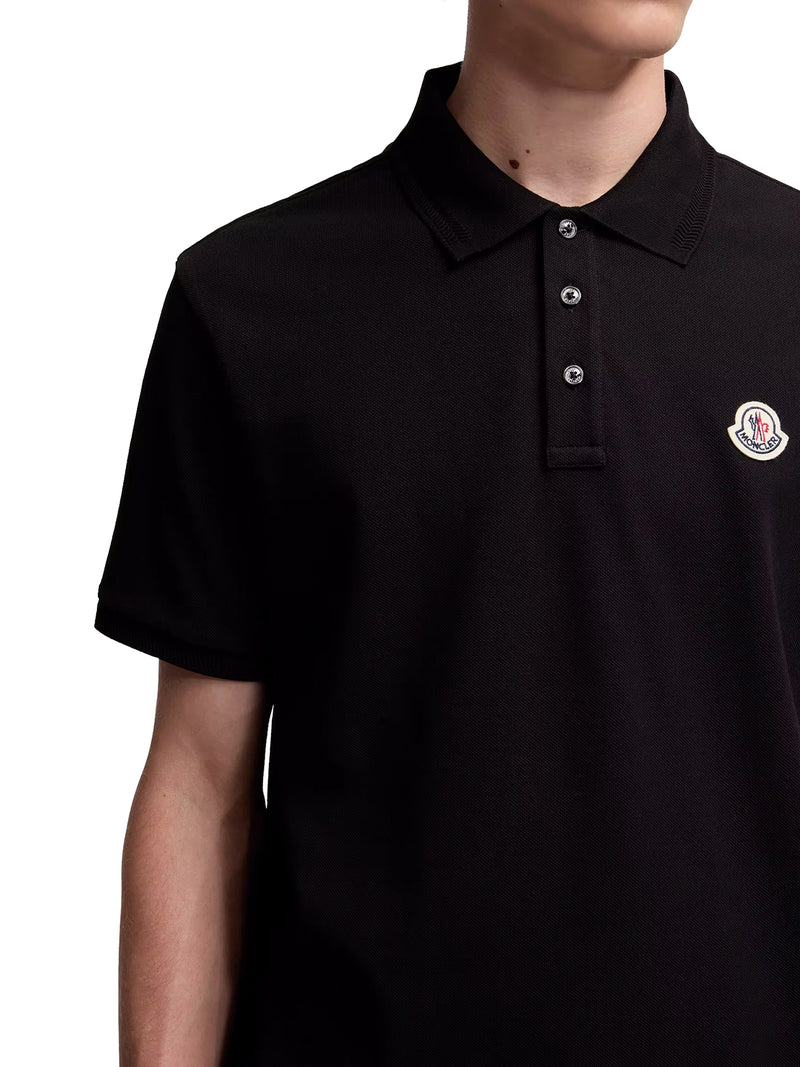 POLO IN COTONE PIQUET CON PATCH LOGATO