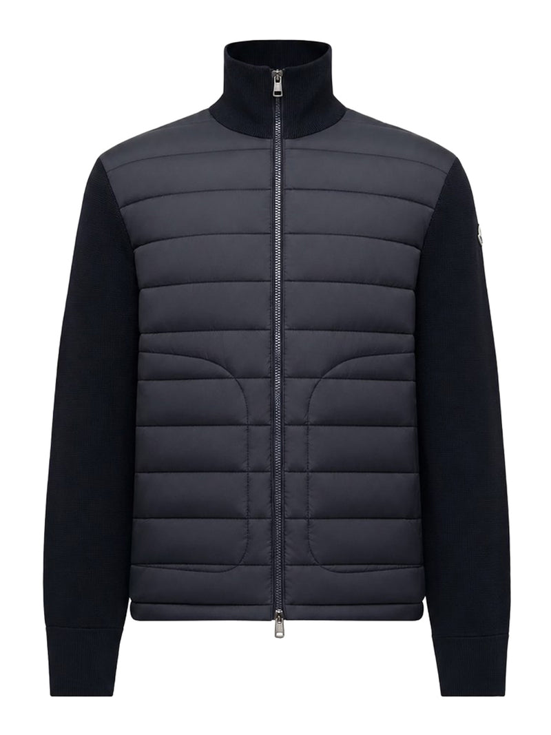 CARDIGAN IMBOTTITO CON ZIP