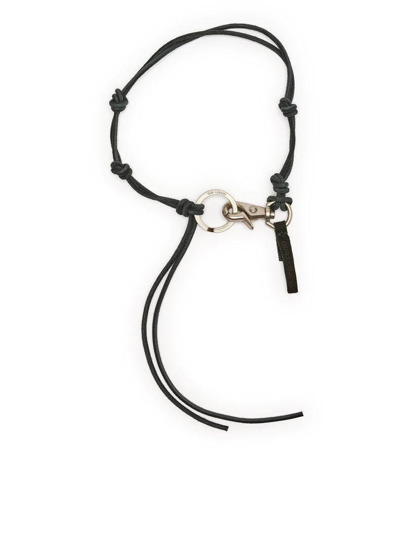 COLLANA LADON IN PELLE NERA