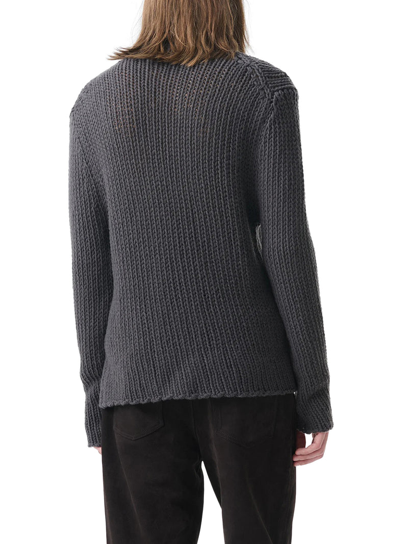 MAGLIONE GIROCOLLO IN MAGLIA TRAFORATA