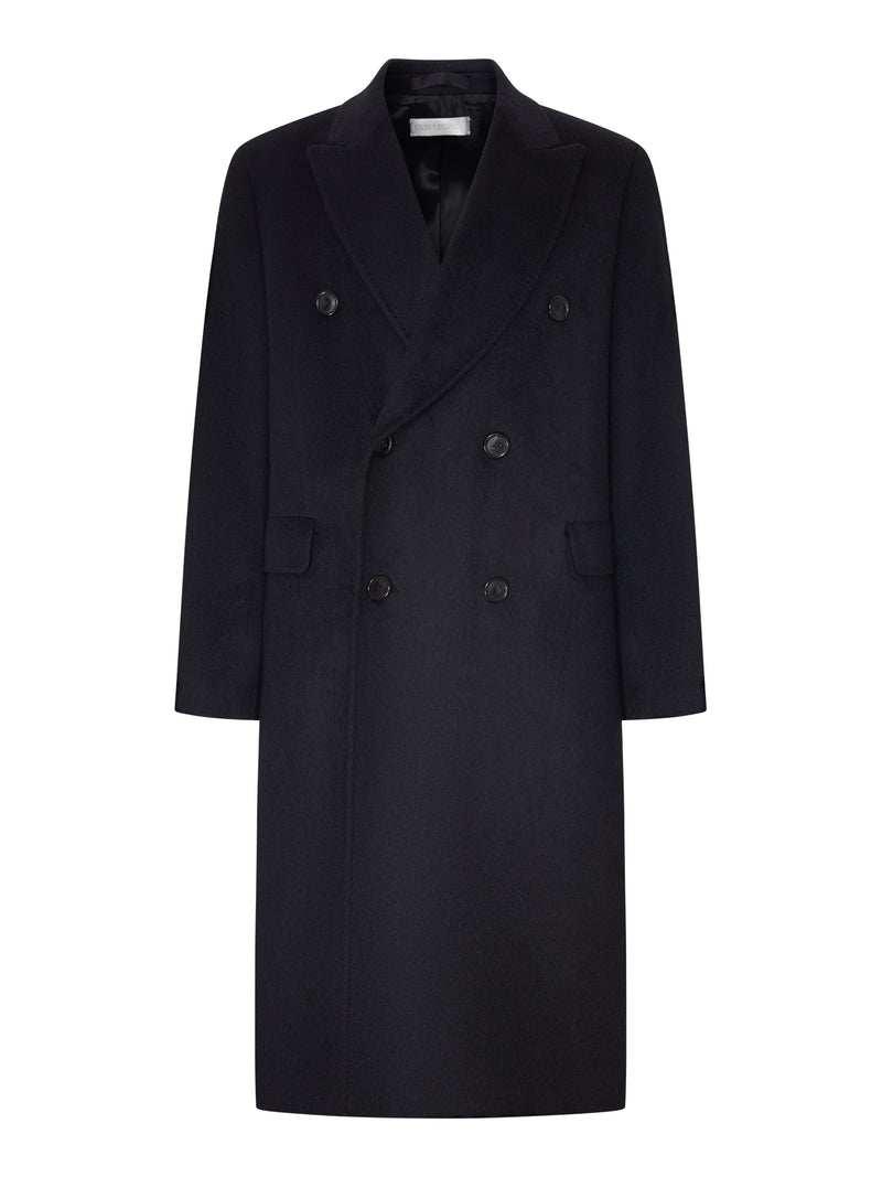 CAPPOTTO WHALE DOPPIOPETTO IN LANA MOHAIR