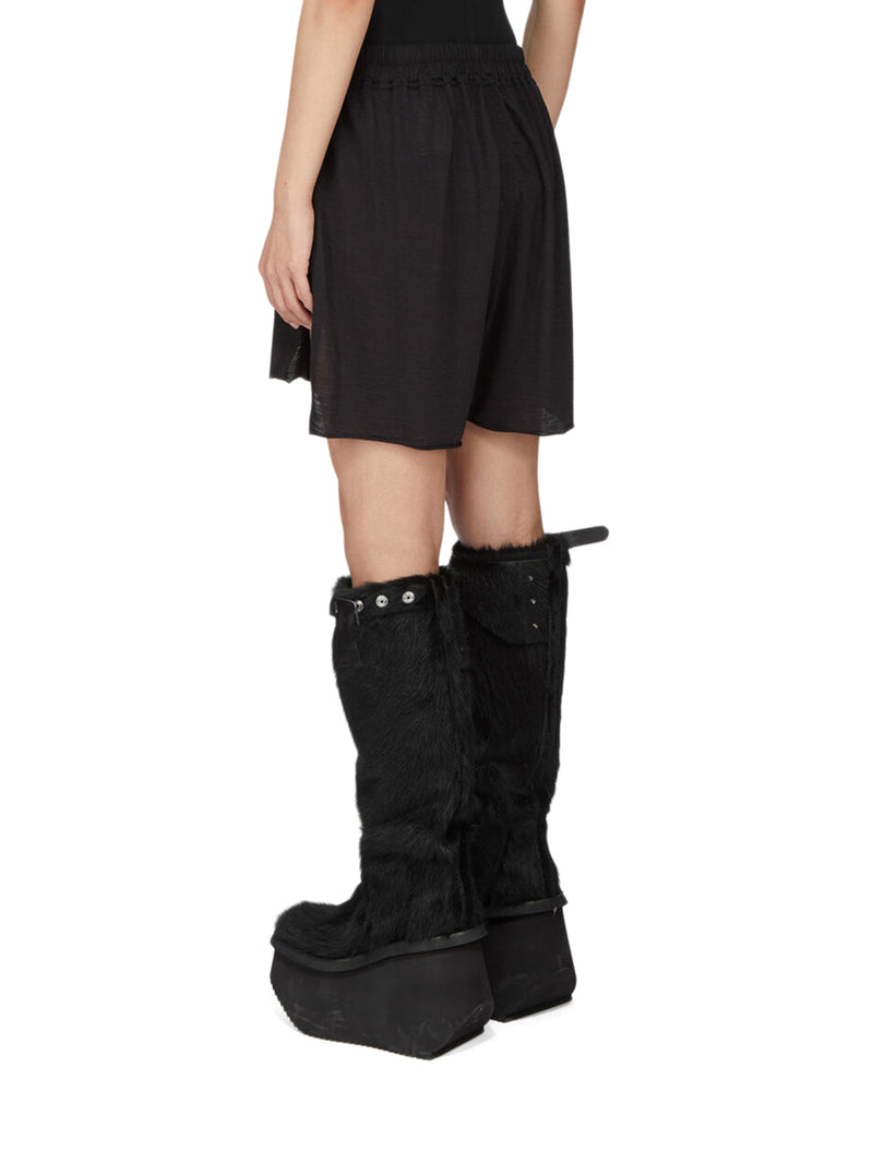 SHORTS TOWER IN JERSEY DI LANA E SETA