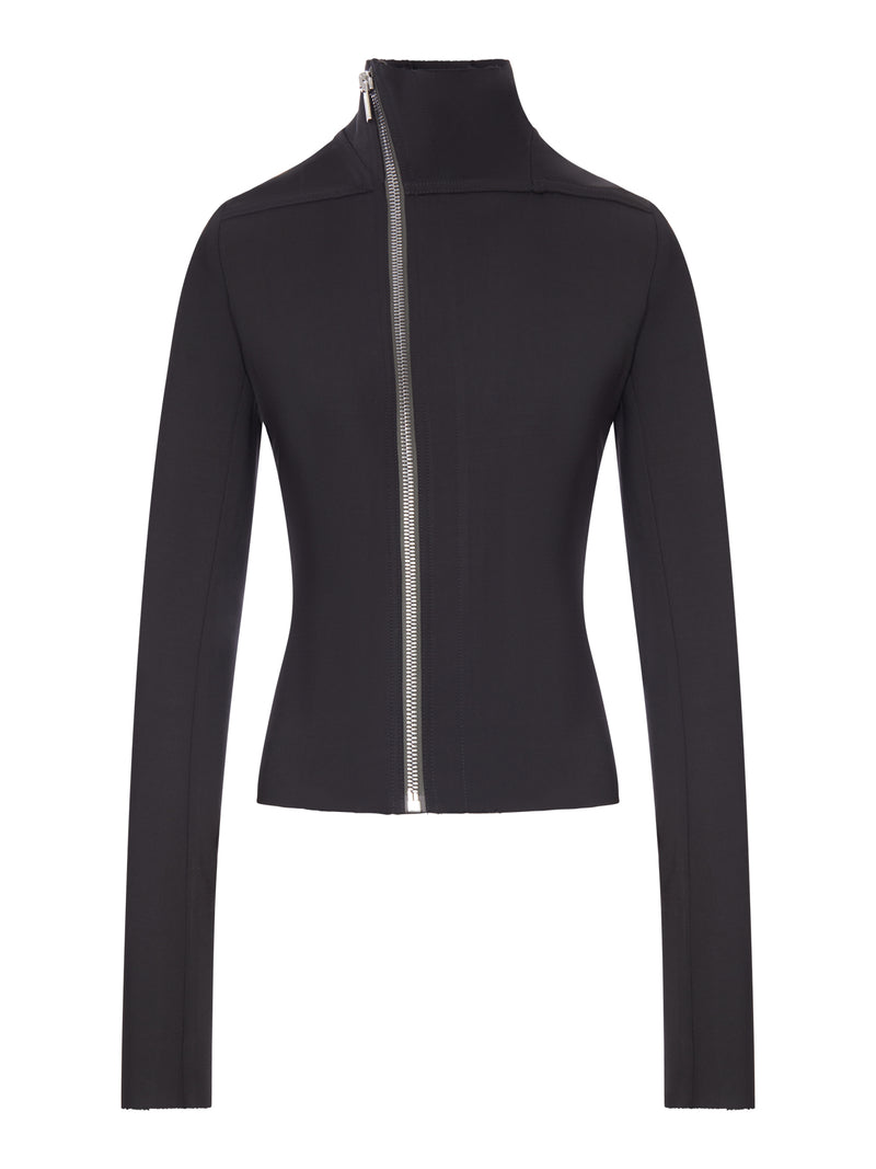 GIACCA GARY ADERENTE CON ZIP ASIMMETRICA