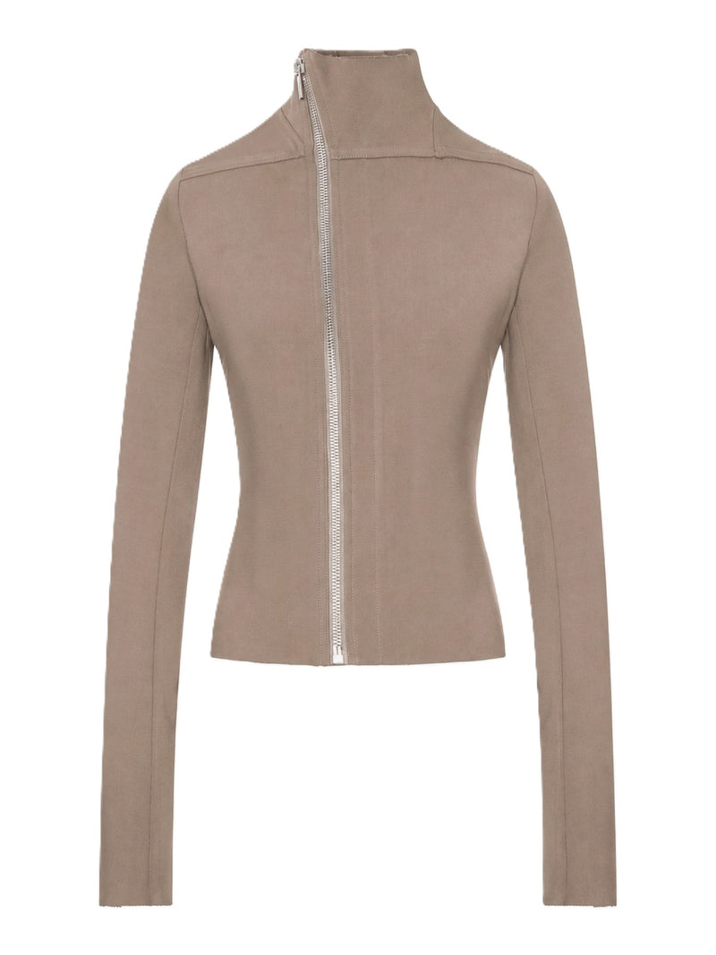 GIACCA GARY ADERENTE CON ZIP ASIMMETRICA