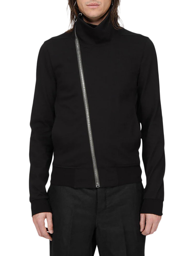 FELPA JOGGER BAUHAUS CON ZIP E CAPPPUCCIO