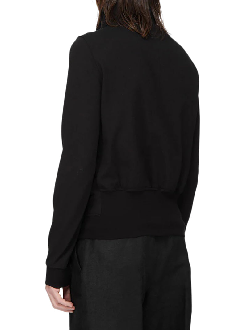 FELPA JOGGER BAUHAUS CON ZIP E CAPPPUCCIO