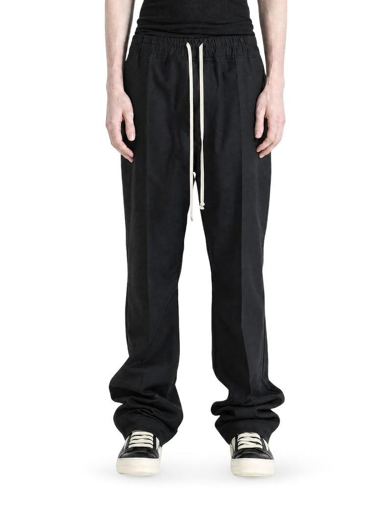 PANTALONE DRAWSTRING SLIM IN LANA CON COULISSE