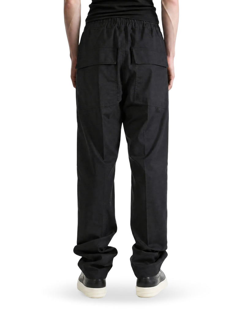 PANTALONE DRAWSTRING SLIM IN LANA CON COULISSE