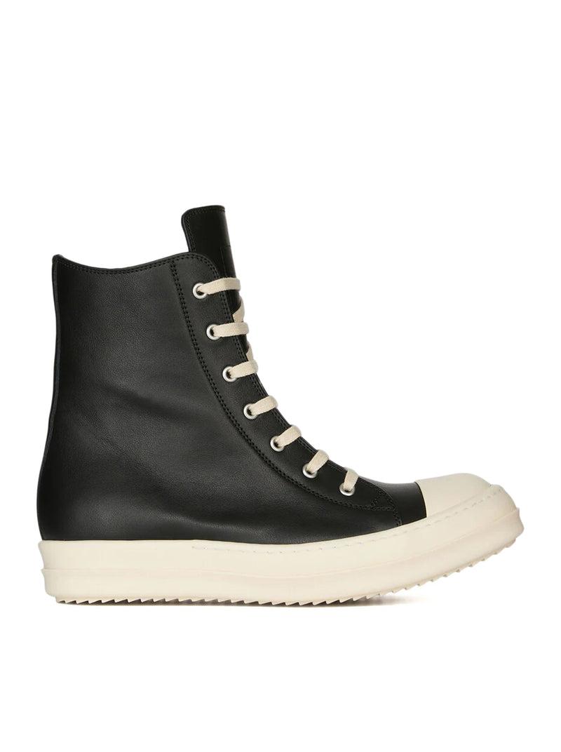 SNEAKERS ALTE IN PELLE DI VITELLO