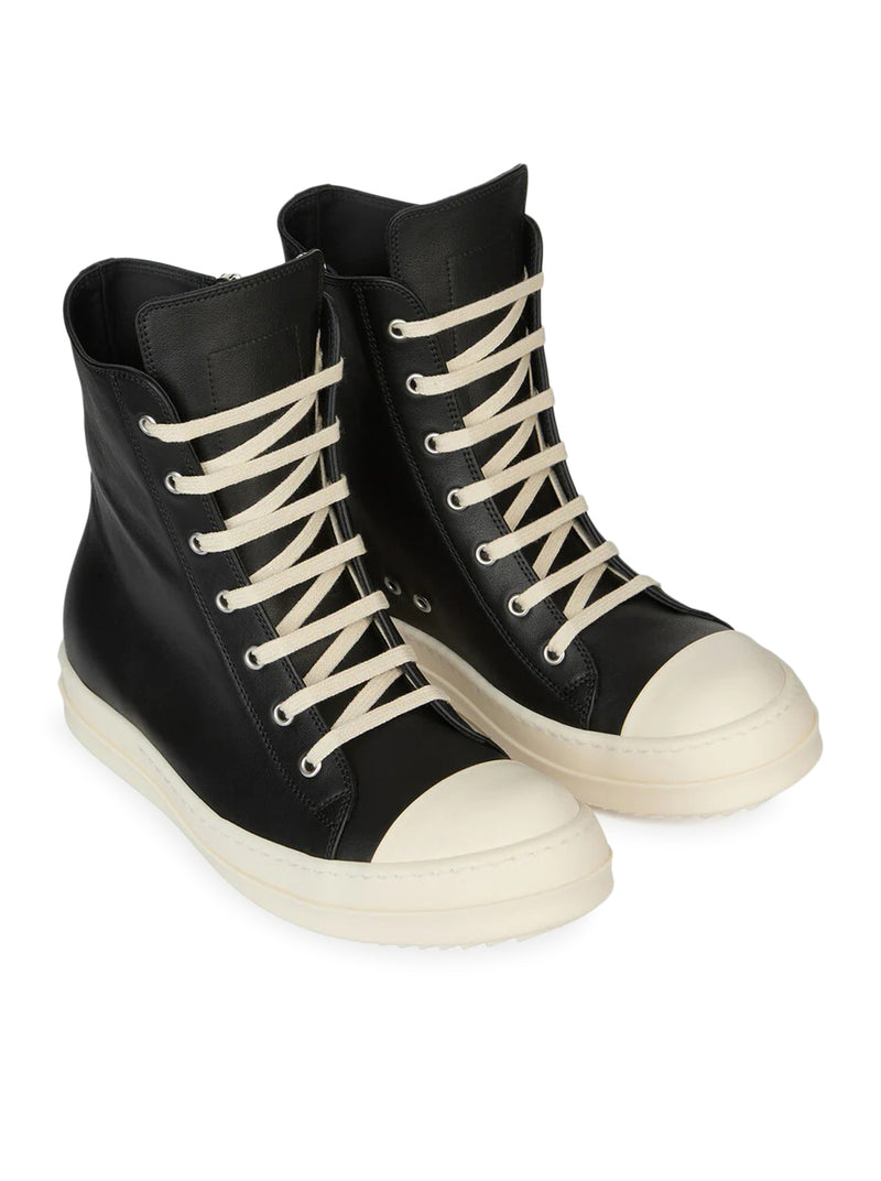 SNEAKERS ALTE IN PELLE DI VITELLO