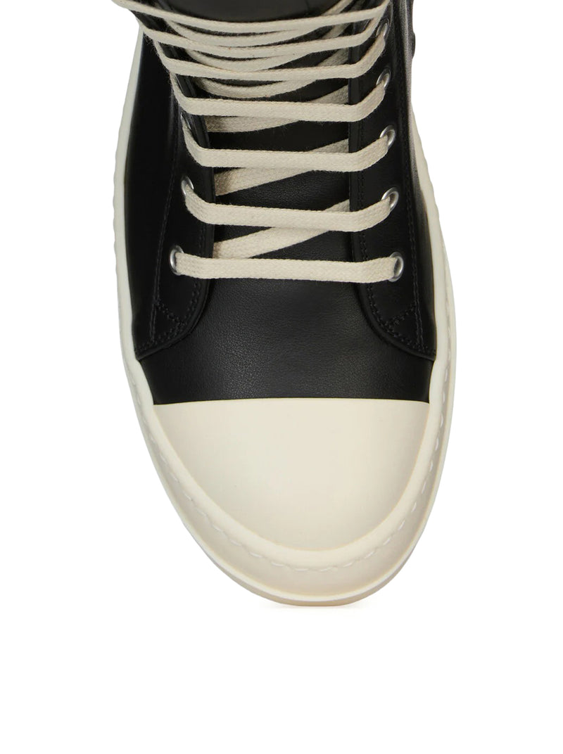 SNEAKERS ALTE IN PELLE DI VITELLO