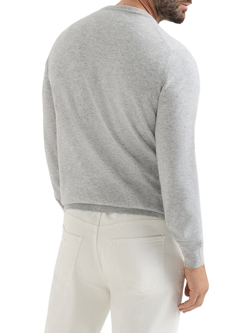 MAGLIONE GIROCOLLLO ESSENTIAL IN CASHMERE