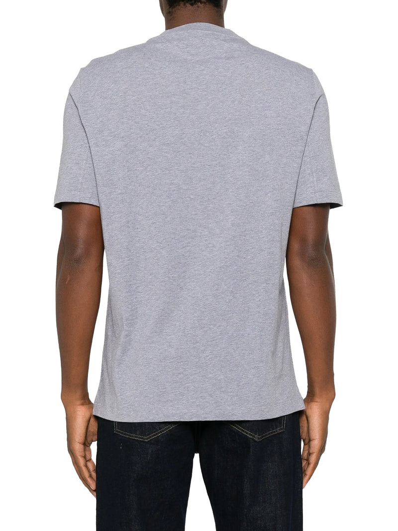 T-SHIRT IN COTONE CON LOGO STAMPATO A CONTRASO