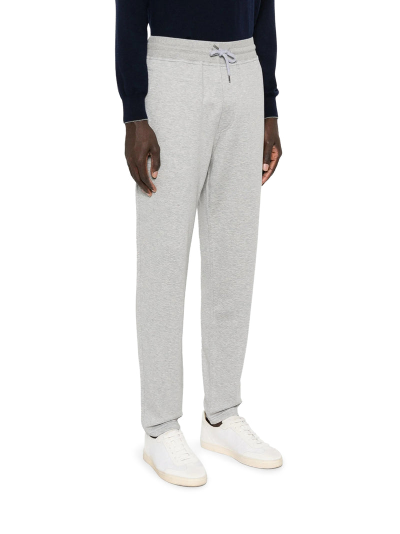 PANTALONE IN FELPA DOUBLE DI COTONE, CASHMERE E SETA