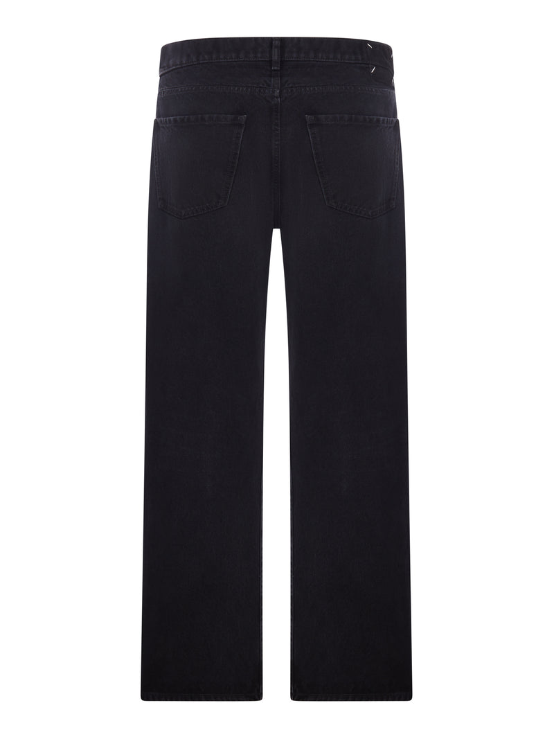JEANS GAMBA DRITTA IN DENIM DI COTONE