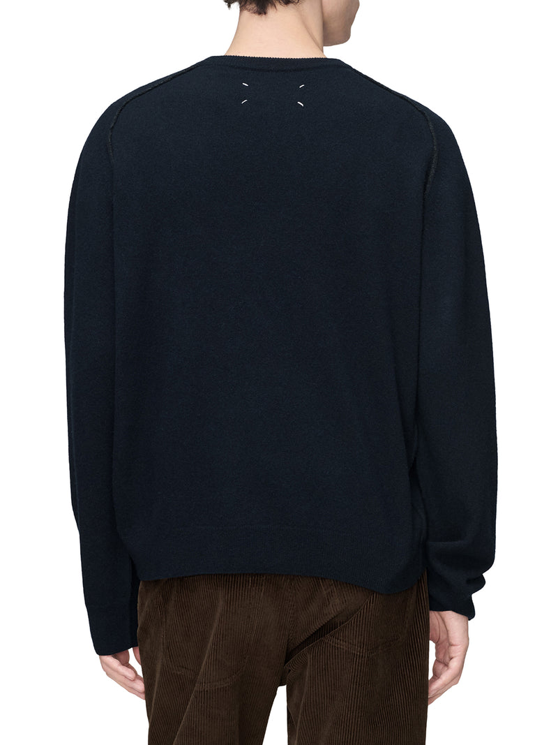 MAGLIA GIROCOLLO IN LANA VERGINE