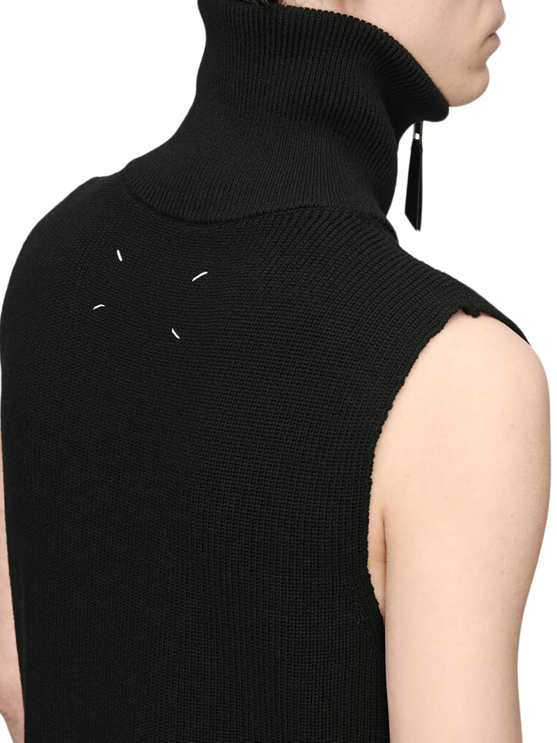 GILET IN MAGLIA CON CERNIERA