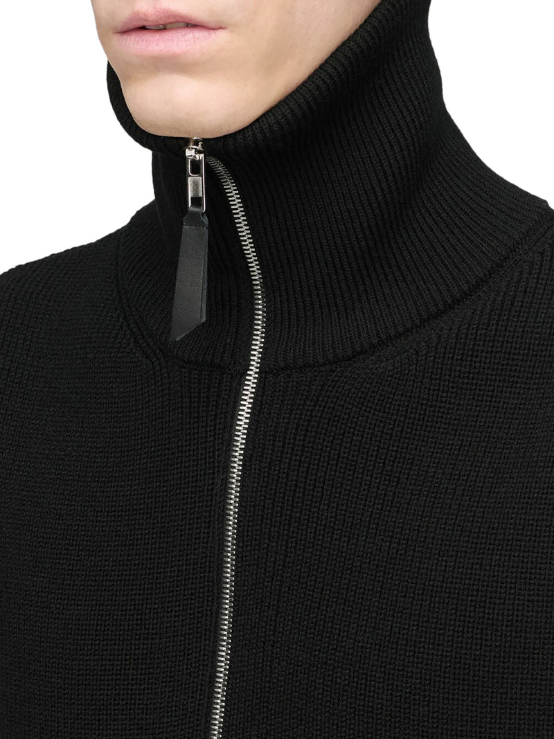 GILET IN MAGLIA CON CERNIERA