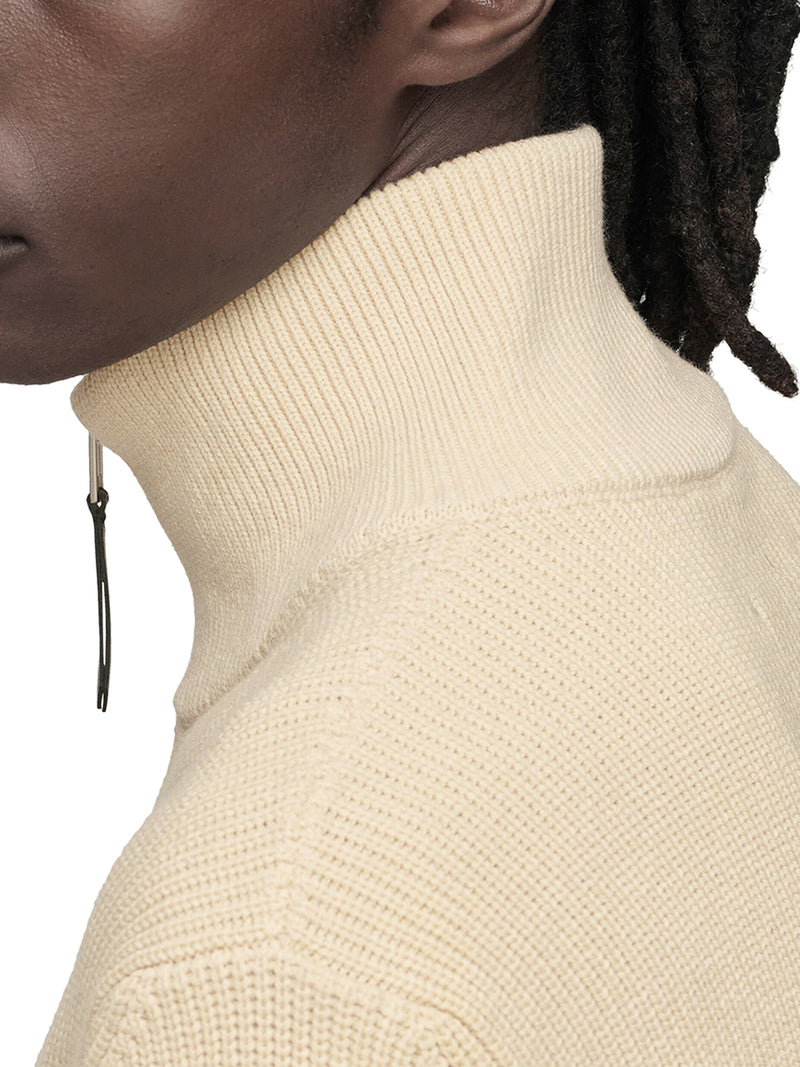 CARDIGAN IN MAGLIA DI JERSEY CON ZIP