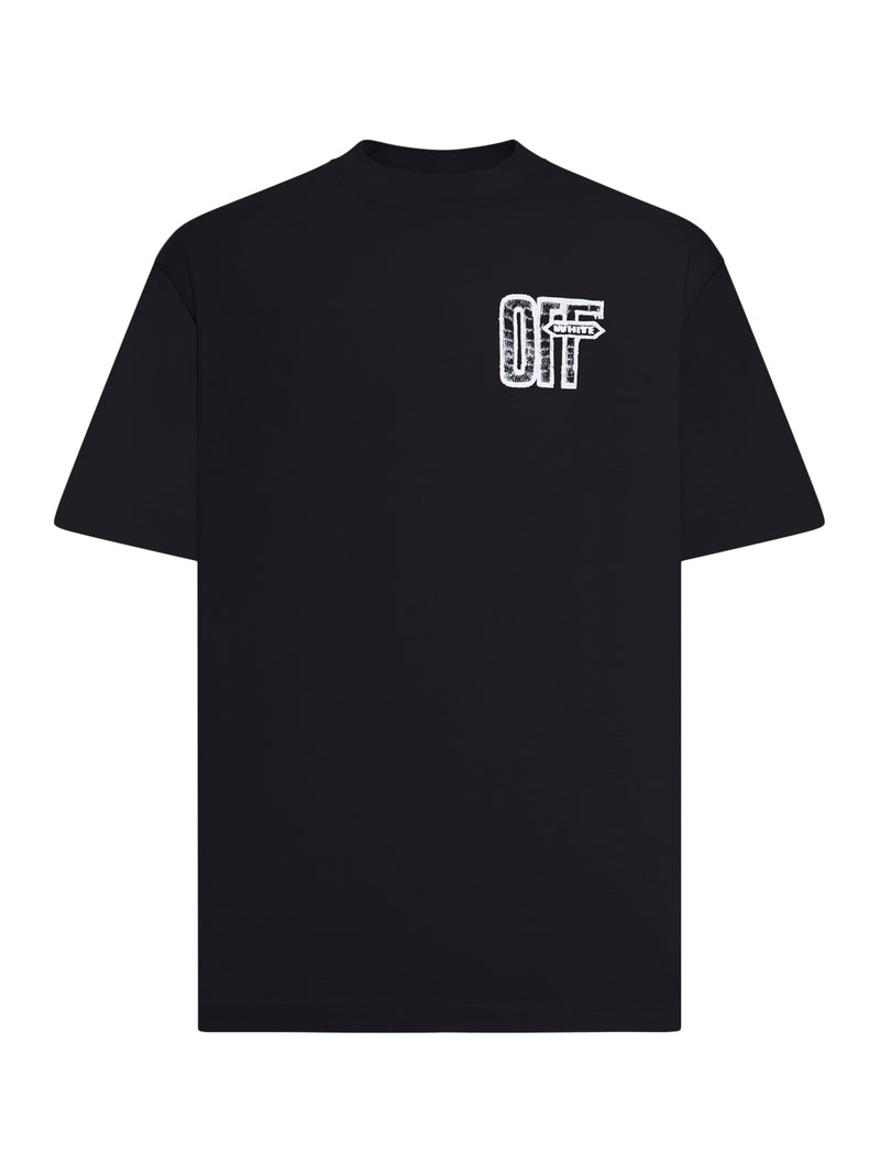 T-SHIRT CON LOGO E STAMPA ARROW SKETCH