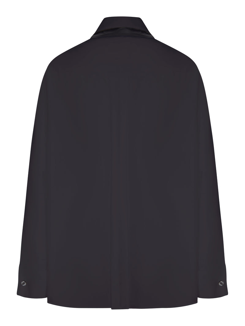 CAMICIA IN COTONE CON FOULARD