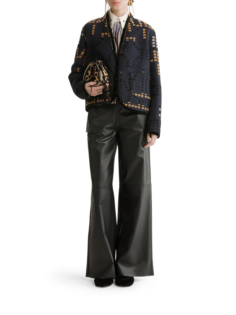 GIACCA JACQUARD CORTA