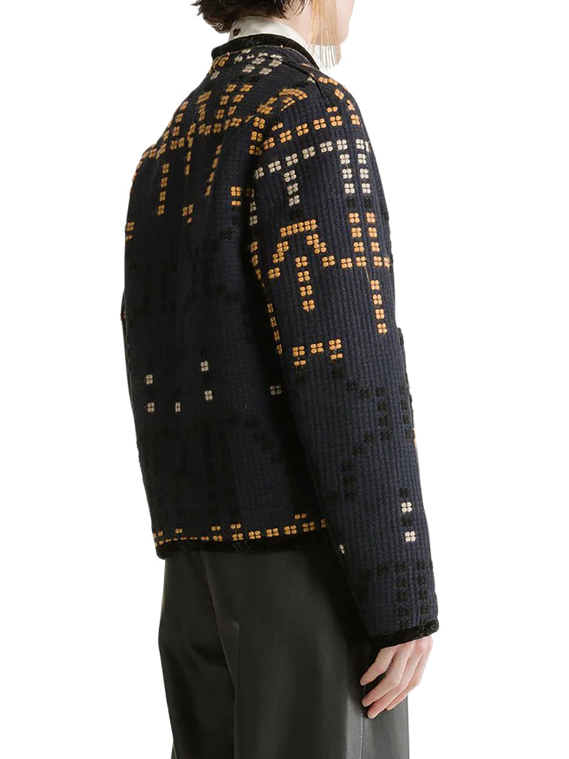 GIACCA JACQUARD CORTA