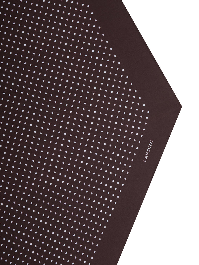 FOULARD A ROMBO CON MICRO POIS