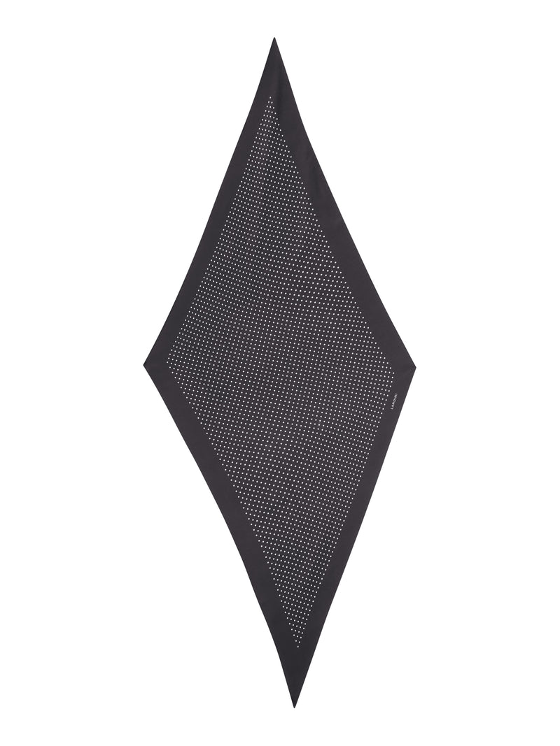 FOULARD A ROMBO CON MICRO POIS