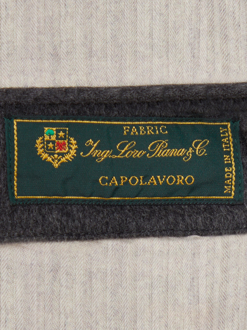BLOUSO IN TESSUTO LORO PIANA CON COLLO ALTO