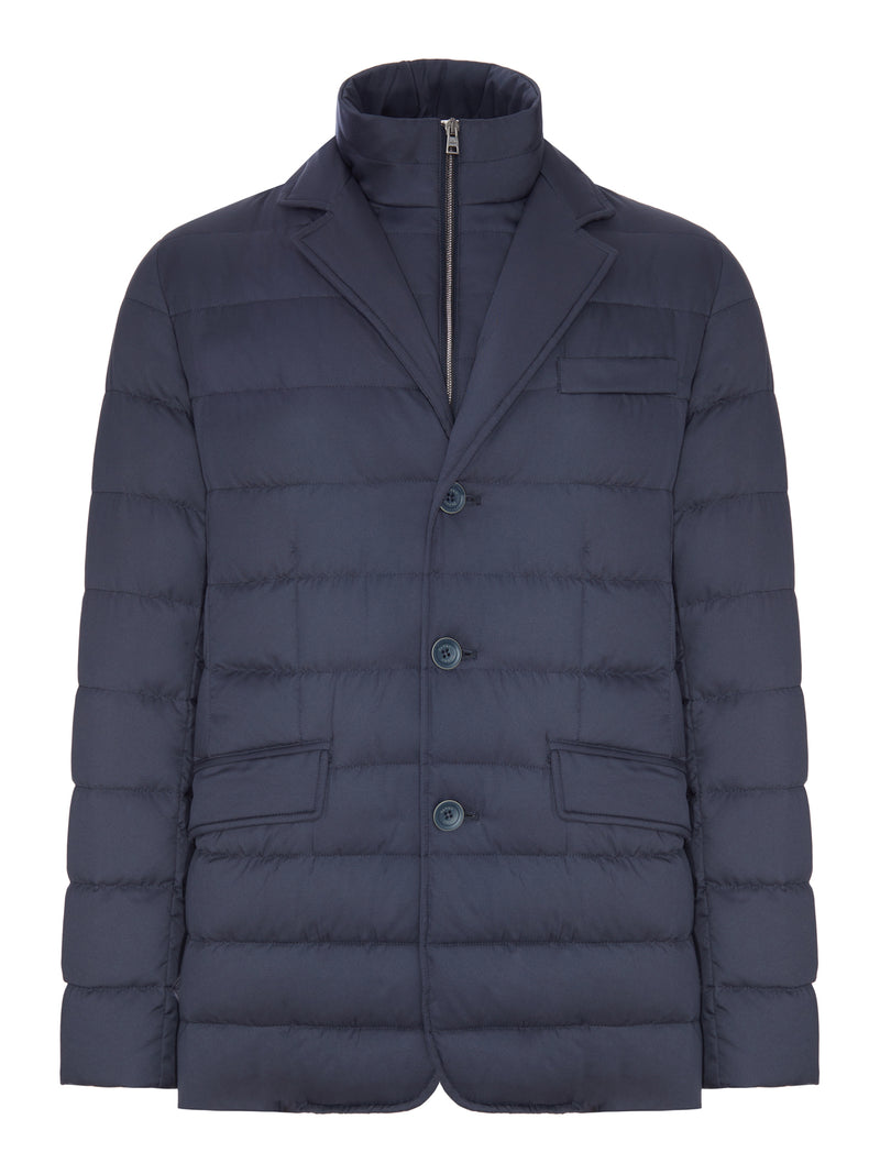 PIUMINO BLAZER IMBOTTITO CON PETTORINA INTERNA
