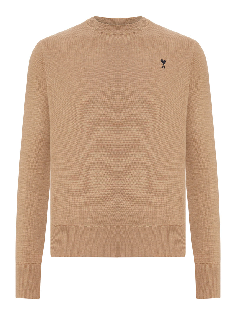 MAGLIA GIROCOLLO AMI DE COEUR IN LANA MERINO