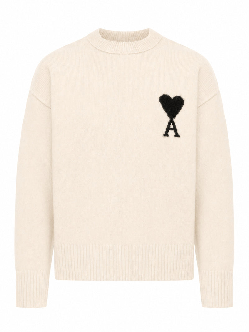MAGLIONE AMI DE COEUR IN LANA
