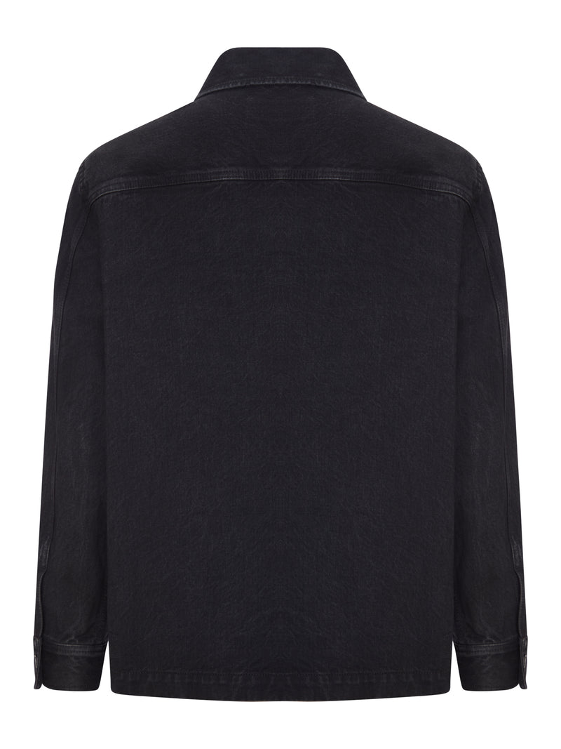 CAMICIA CASSANDRE IN DENIM NERO SABBIA