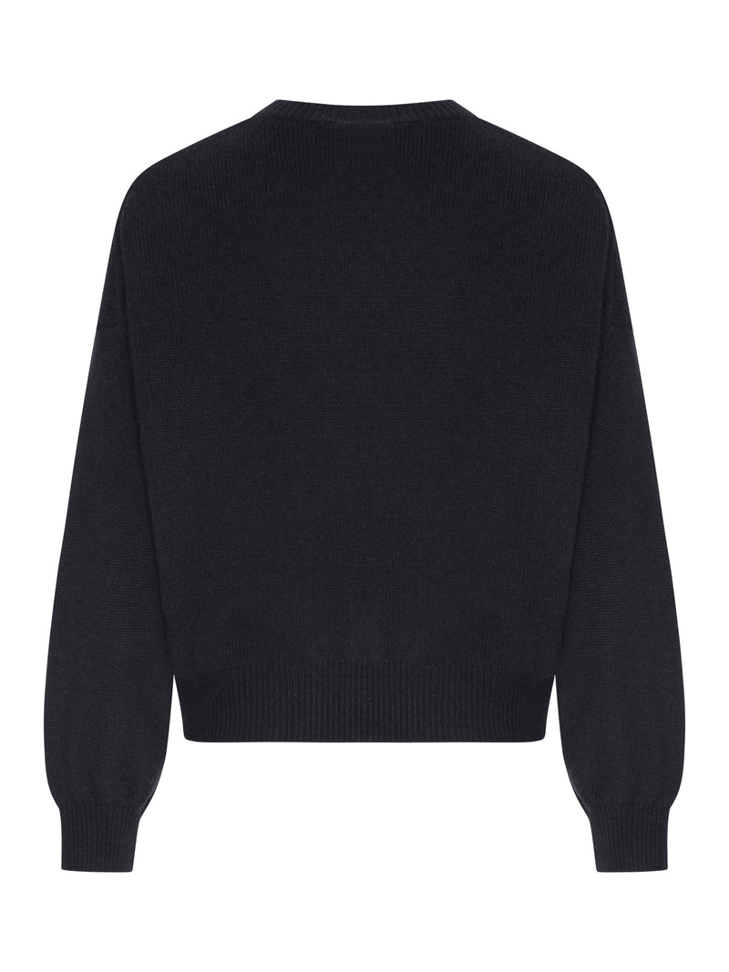 MAGLIA VEIRA IN CASHMERE CON MANICA AMPIA