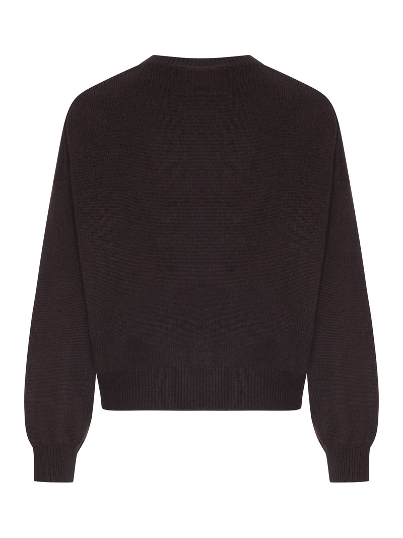MAGLIA VEIRA IN CASHMERE CON MANICA AMPIA