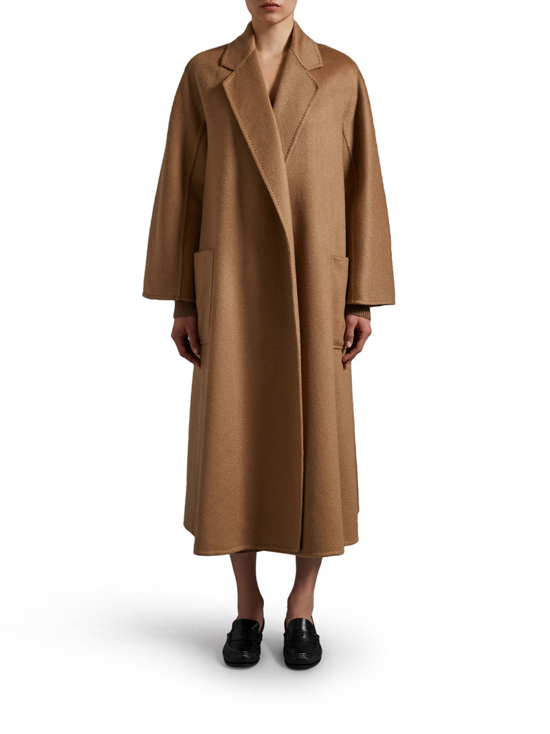 CAPPOTTO LUDMILLA IN LANA CON CINTURA IN VITA