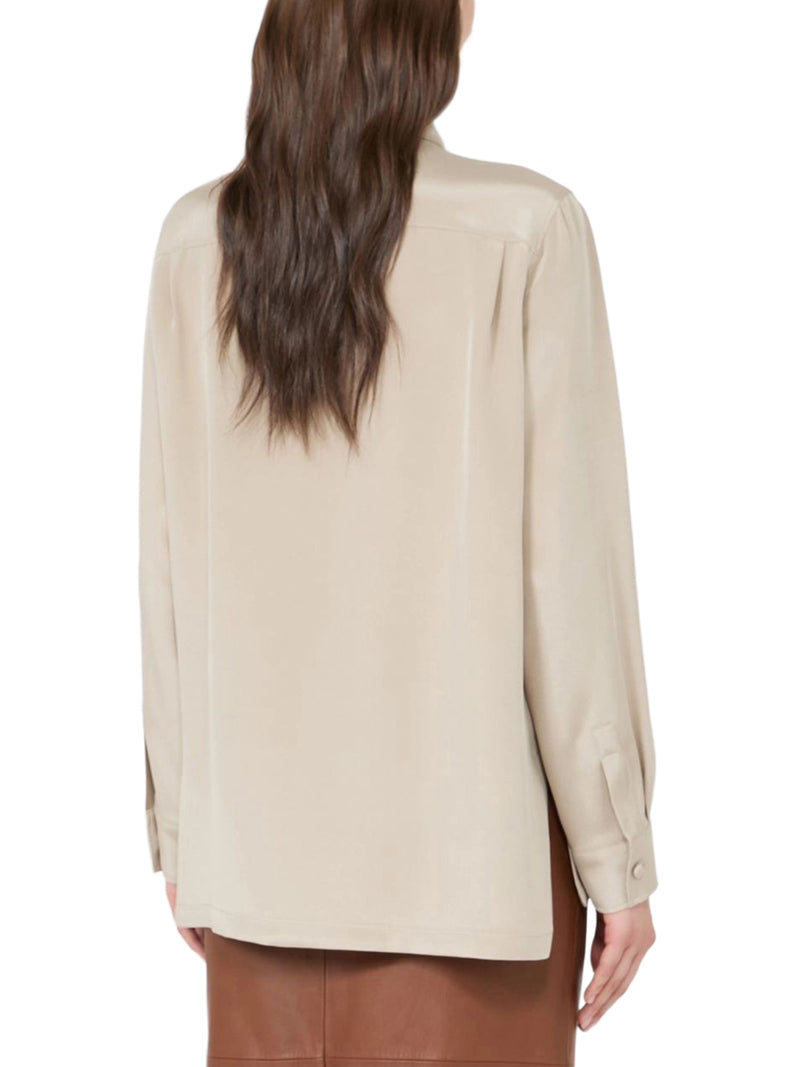 CAMICIA IN CRÊPE DE CHINE DI SETA