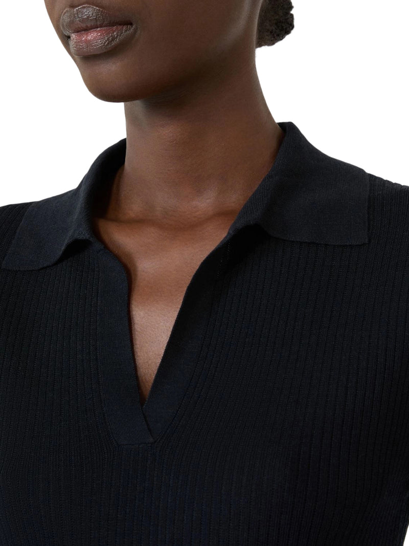 MAGLIA POLO IN CACHEMIRE E SETA