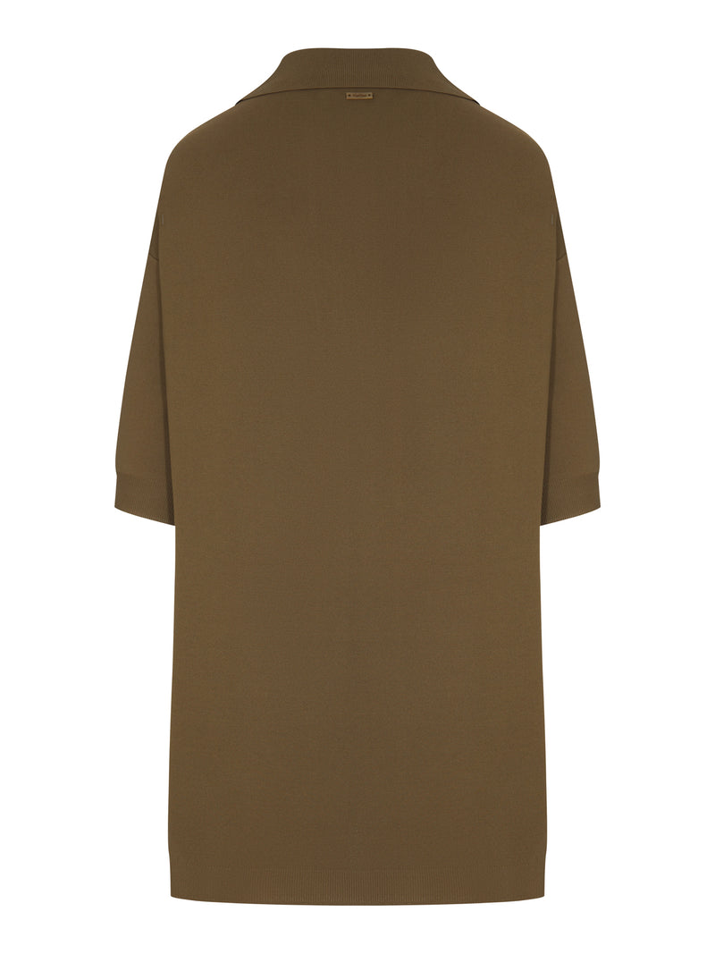 MAGLIA LUNGA IN VISCOSA CRÊPE