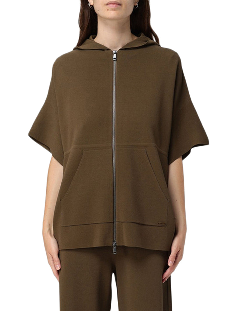 CARDIGAN AMPIO IN VISCOSA CRÊPE