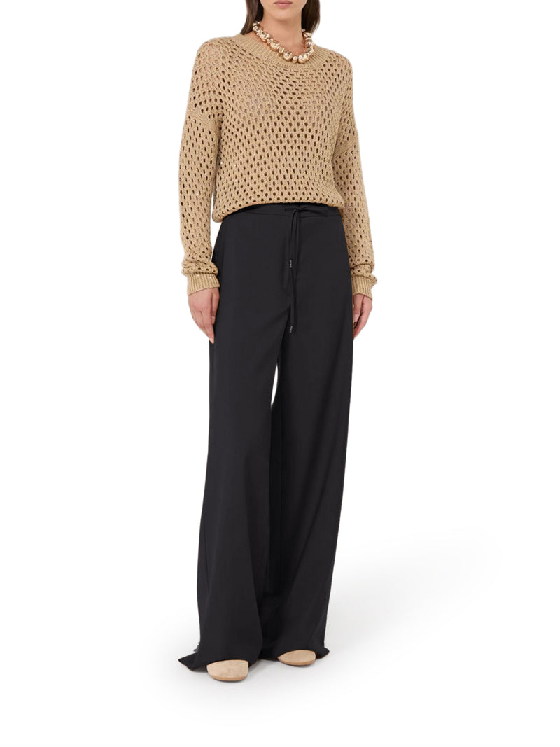 PANTALONE IN TELA DI LANA LEGGERA