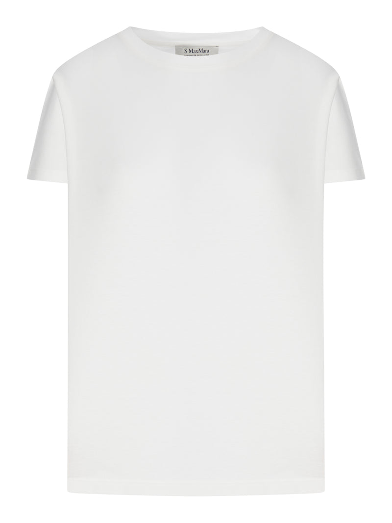 T-SHIRT IN JERSEY DI COTONE E MODAL