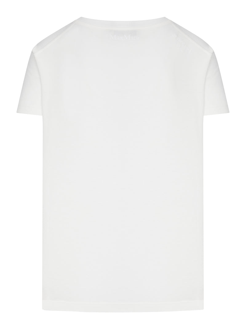 T-SHIRT IN JERSEY DI COTONE E MODAL
