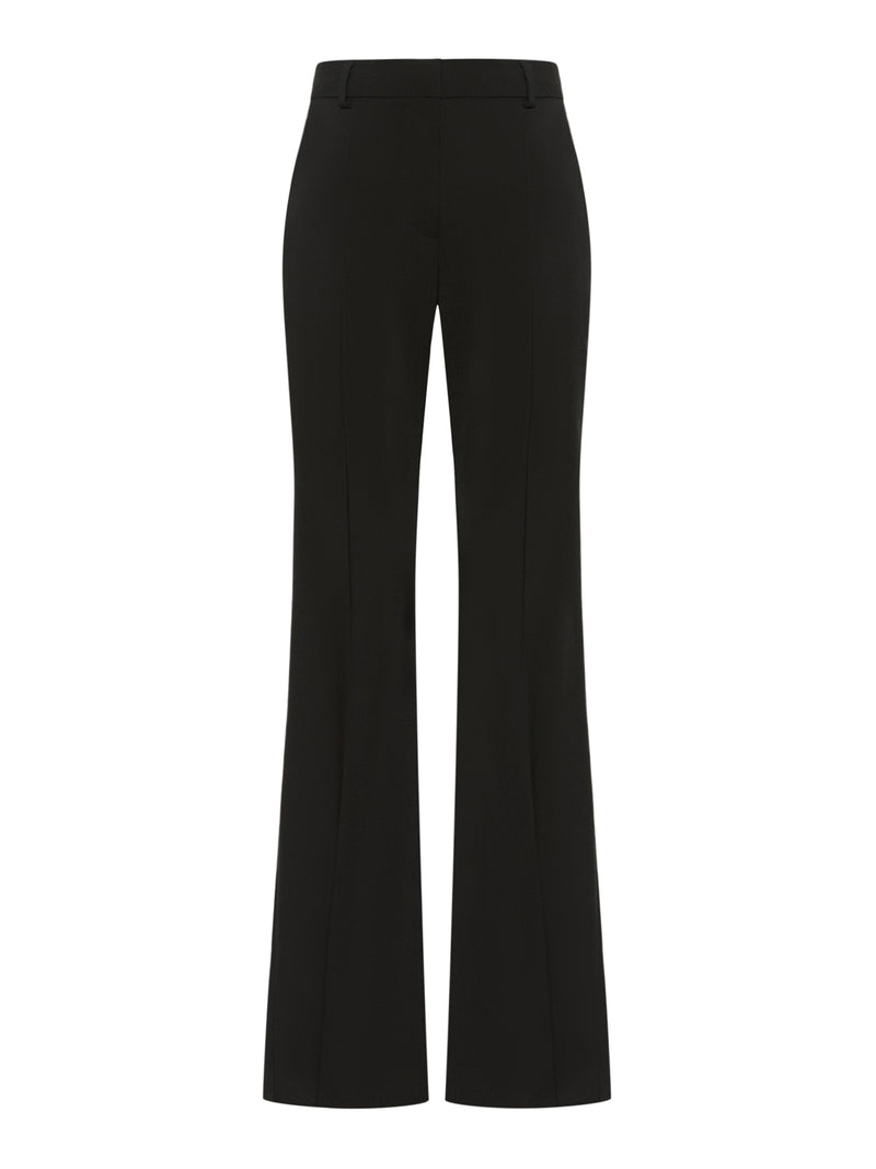 PANTALONE FLARE IN PURA LANA NATURAL STRETCH
