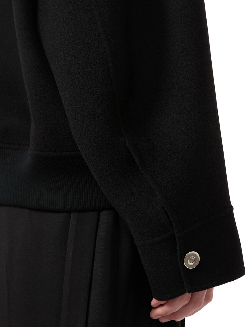 BOMBER IN DOUBLE DI PURA LANA